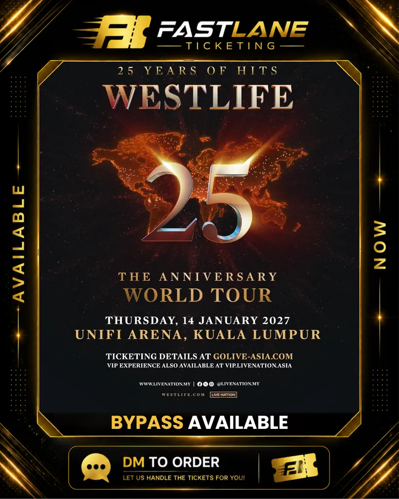 Westlife 25th Anniversary World Tour — Kuala Lumpur